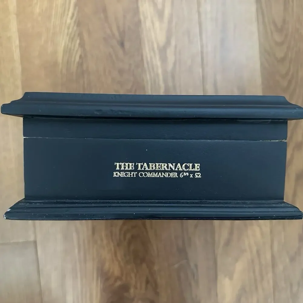 Foundation Cigar The Tabernacle Knight Commander Cigar Empty Box 9.5 x 7.5 x 3.5